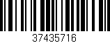 Código de barras (EAN, GTIN, SKU, ISBN): '37435716'