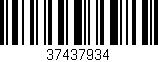 Código de barras (EAN, GTIN, SKU, ISBN): '37437934'