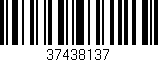 Código de barras (EAN, GTIN, SKU, ISBN): '37438137'
