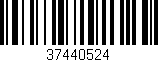 Código de barras (EAN, GTIN, SKU, ISBN): '37440524'