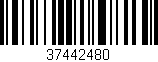 Código de barras (EAN, GTIN, SKU, ISBN): '37442480'