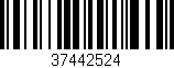 Código de barras (EAN, GTIN, SKU, ISBN): '37442524'