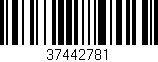 Código de barras (EAN, GTIN, SKU, ISBN): '37442781'