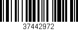 Código de barras (EAN, GTIN, SKU, ISBN): '37442972'
