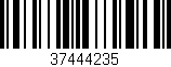 Código de barras (EAN, GTIN, SKU, ISBN): '37444235'