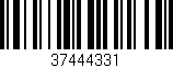 Código de barras (EAN, GTIN, SKU, ISBN): '37444331'