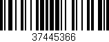 Código de barras (EAN, GTIN, SKU, ISBN): '37445366'