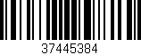 Código de barras (EAN, GTIN, SKU, ISBN): '37445384'