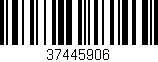Código de barras (EAN, GTIN, SKU, ISBN): '37445906'