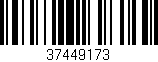 Código de barras (EAN, GTIN, SKU, ISBN): '37449173'