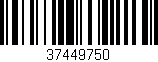 Código de barras (EAN, GTIN, SKU, ISBN): '37449750'