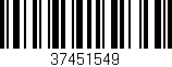 Código de barras (EAN, GTIN, SKU, ISBN): '37451549'