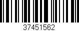 Código de barras (EAN, GTIN, SKU, ISBN): '37451562'