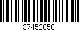 Código de barras (EAN, GTIN, SKU, ISBN): '37452058'