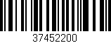 Código de barras (EAN, GTIN, SKU, ISBN): '37452200'