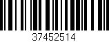 Código de barras (EAN, GTIN, SKU, ISBN): '37452514'
