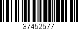 Código de barras (EAN, GTIN, SKU, ISBN): '37452577'