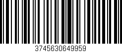 Código de barras (EAN, GTIN, SKU, ISBN): '3745630649959'
