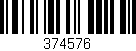 Código de barras (EAN, GTIN, SKU, ISBN): '374576'