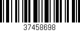 Código de barras (EAN, GTIN, SKU, ISBN): '37458698'