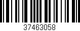 Código de barras (EAN, GTIN, SKU, ISBN): '37463058'