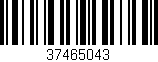 Código de barras (EAN, GTIN, SKU, ISBN): '37465043'