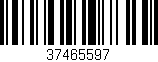 Código de barras (EAN, GTIN, SKU, ISBN): '37465597'