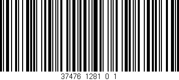 Código de barras (EAN, GTIN, SKU, ISBN): '37476_1281_0_1'