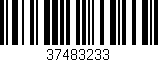 Código de barras (EAN, GTIN, SKU, ISBN): '37483233'