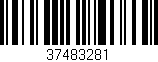 Código de barras (EAN, GTIN, SKU, ISBN): '37483281'
