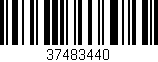 Código de barras (EAN, GTIN, SKU, ISBN): '37483440'