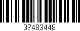Código de barras (EAN, GTIN, SKU, ISBN): '37483448'