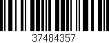 Código de barras (EAN, GTIN, SKU, ISBN): '37484357'