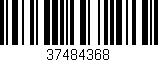Código de barras (EAN, GTIN, SKU, ISBN): '37484368'