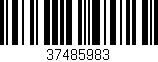 Código de barras (EAN, GTIN, SKU, ISBN): '37485983'