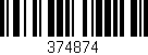 Código de barras (EAN, GTIN, SKU, ISBN): '374874'