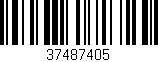 Código de barras (EAN, GTIN, SKU, ISBN): '37487405'