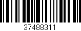 Código de barras (EAN, GTIN, SKU, ISBN): '37488311'