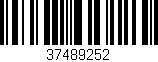Código de barras (EAN, GTIN, SKU, ISBN): '37489252'