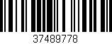 Código de barras (EAN, GTIN, SKU, ISBN): '37489778'