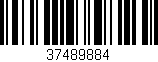 Código de barras (EAN, GTIN, SKU, ISBN): '37489884'