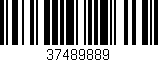 Código de barras (EAN, GTIN, SKU, ISBN): '37489889'