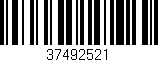 Código de barras (EAN, GTIN, SKU, ISBN): '37492521'