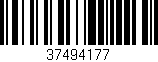 Código de barras (EAN, GTIN, SKU, ISBN): '37494177'