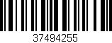 Código de barras (EAN, GTIN, SKU, ISBN): '37494255'