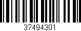 Código de barras (EAN, GTIN, SKU, ISBN): '37494301'