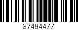 Código de barras (EAN, GTIN, SKU, ISBN): '37494477'