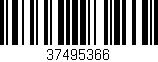 Código de barras (EAN, GTIN, SKU, ISBN): '37495366'