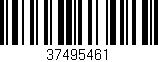 Código de barras (EAN, GTIN, SKU, ISBN): '37495461'