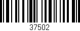 Código de barras (EAN, GTIN, SKU, ISBN): '37502'